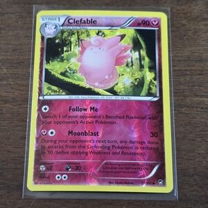 Pokemon Clefable #71 XY Furious Fists Reverse Holo Card 71/111